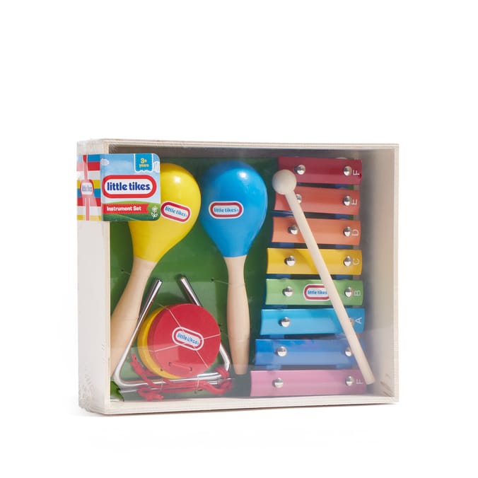 Little Tikes Wooden Instrument Set Home Bargains