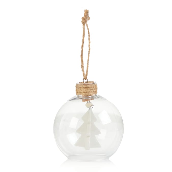 Nordic Spirit Hanging Decoration - Clear Bauble