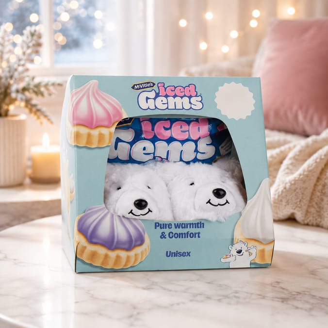 Christmas Iced Gems Kids Slipper Set