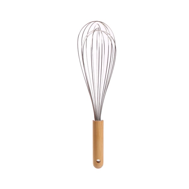 Jane Asher Bamboo Handle Whisk Home Bargains