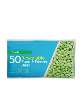 Food & Freezer Bags Resealable Small