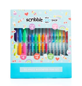 ScribblePop Shop 30 Piece Assorted Pen Set