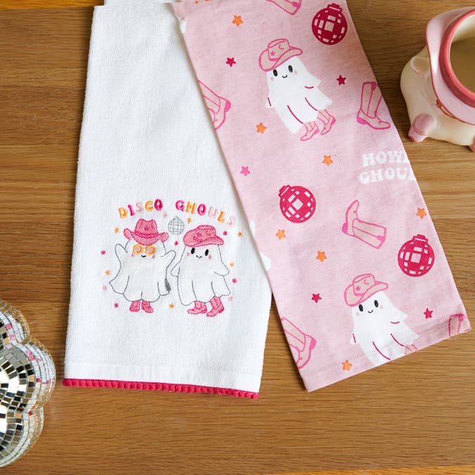 Spooky Disco Tea Towels 2 Pack