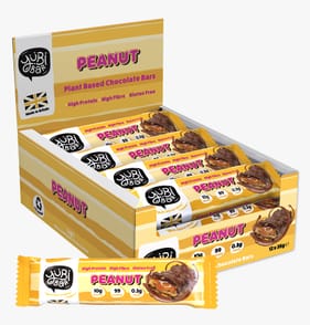 Yubi Bar Plant Based Chocolate Bar 12 x 35g - Peanut