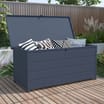 StoreMore Lotus Astrum Plastic Garden Storage Box 5x2ft - Grey