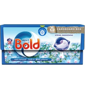 Bold All-in-1 Pods Washing Liquid Capsules Spring Awakening 28 Washes