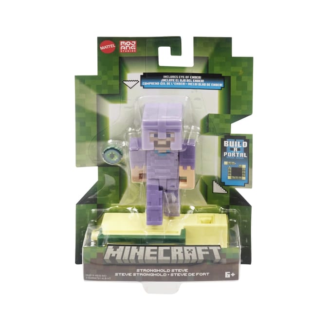 Minecraft Build A Portal 8cm Figure GTP08 - Stronghold Steve