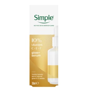 Simple Glow+ 10% Vitamins C+E+F Serum 30ml