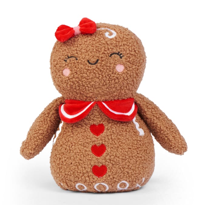 Sleigh Bells Gingerbread Door Stop - Gigi