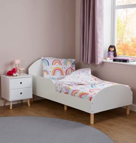 Liberty House Toys Kids White Toddler Bed