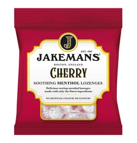 Jakemans Cherry Soothing Menthol Lozenges 73g x 12 Packs