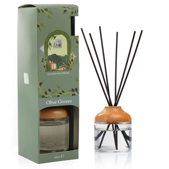 Wickford & Co Scented Reed Diffuser 100ml - Olive Groves