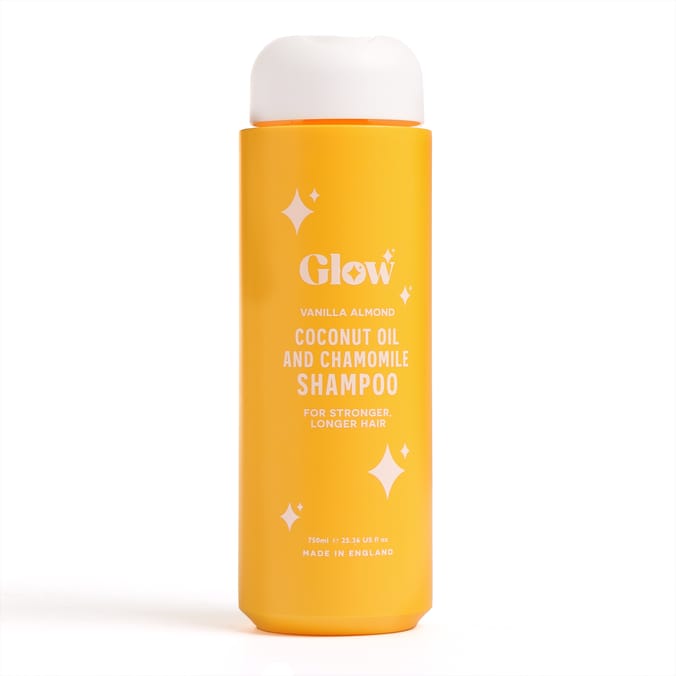 Glow Coconut Oil & Chamomile Shampoo 750ml - Vanilla Almond