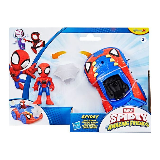 Marvel Spidey And His Amazing Friends Vehicle - Spidey & Web-Crawler