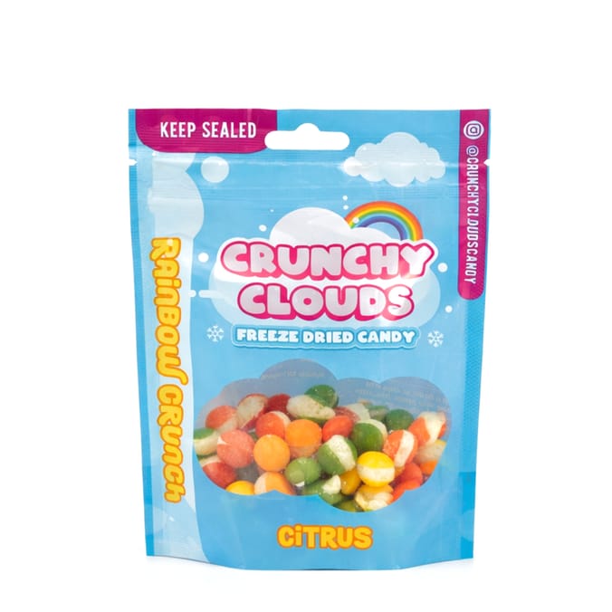 Crunchy Clouds Rainbow Crunch Citrus 90g