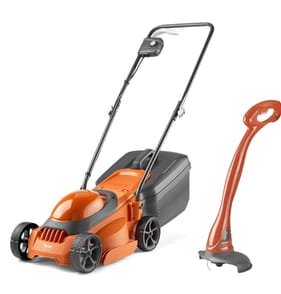 Flymo SimpliCompact 300 Lawnmower & Mini Trim Grass Trimmer