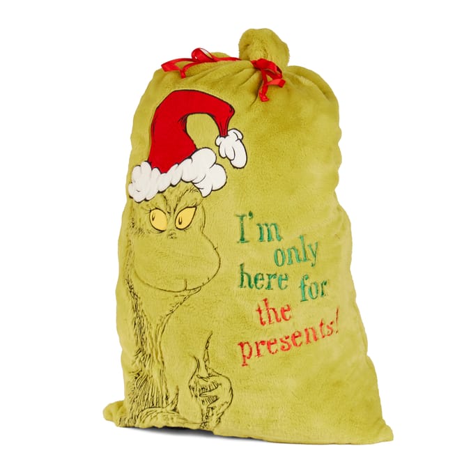The Grinch 'I'm Here for the Presents' Sack