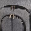 Salisburys Light Luggage Ultra Lightweight Carry-On Cabin Suitcase - Grey