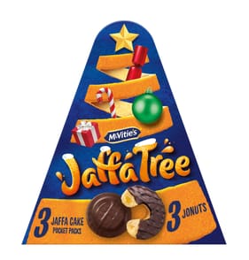 McVitie's Jaffa Christmas Tree Original Biscuits 9 Cakes 3 Jonuts 239g