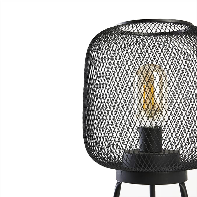 Home Collections: Mesh Standing LED Lamp - Black