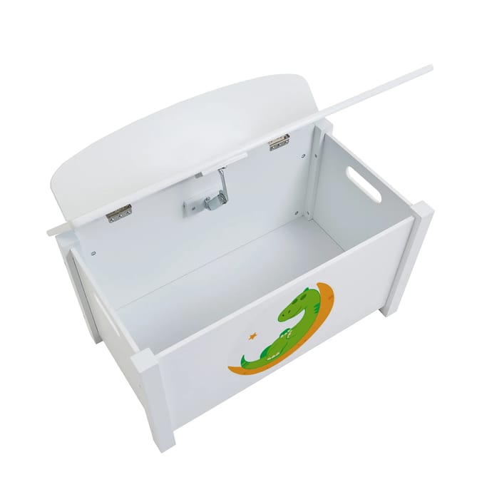 Liberty House Toys Kid’s Wooden Dinosaur Toy Box