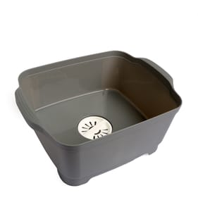 Kitchen Solutions Sink Bowl and Strainer - Dark Grey