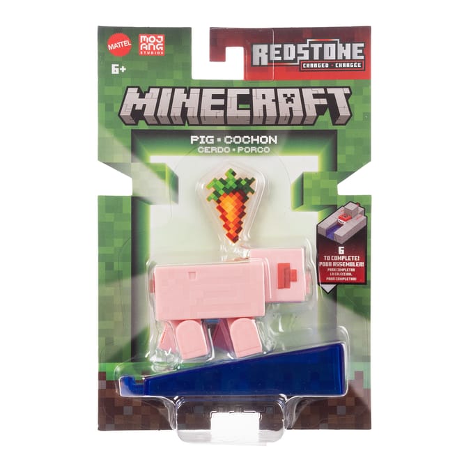 Minecraft Redstone Charged Figure GTP08 - Pig
