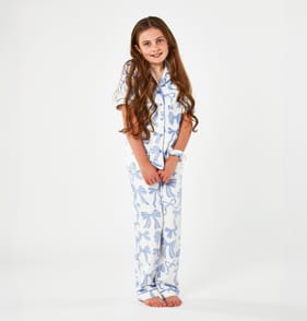 Originals Older Kids Blue Bow Pyjamas