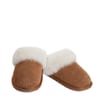 Snugglers by Totes Women's Suede Slippers with Sheepskin