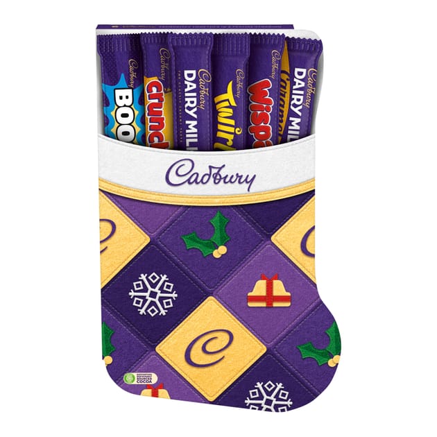 Cadbury Chocolate Christmas Stocking Selection Box 174g | Home Bargains