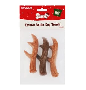 Chester's Festive Antler Dog Treats 150g