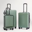 Salisburys Hard Shell Lisbon Expandable Suitcase - Green