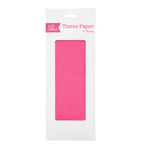 Let's Party Tissue Paper 10 Sheets - Pink
