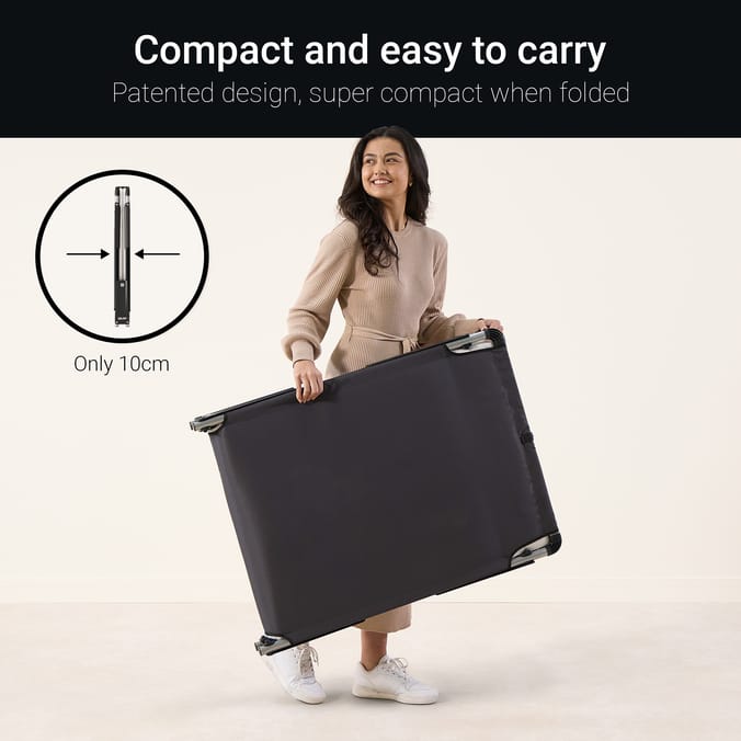Jay-Be CE70 Compact Folding Bed with e-Fibre Mattress - Single 