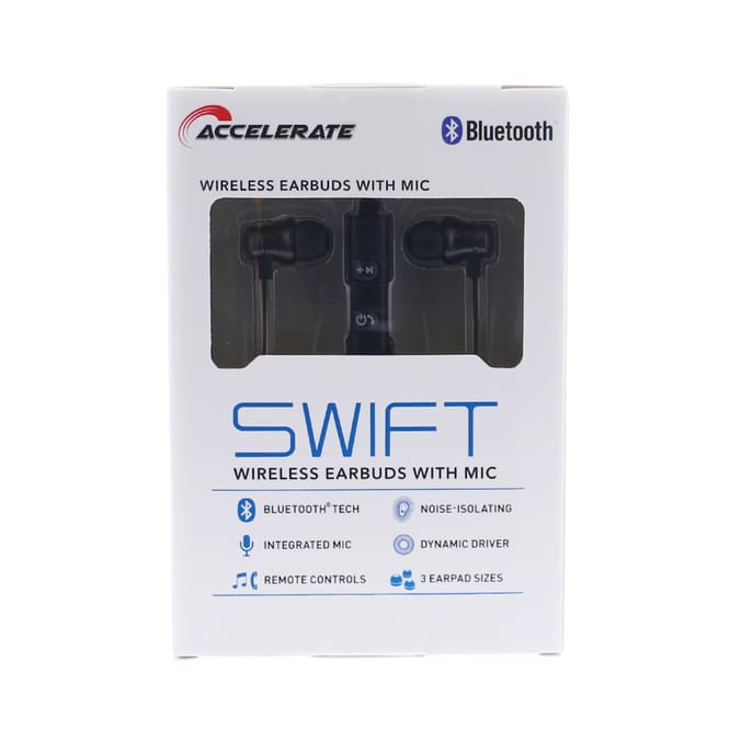 Accelerate Swift Wireless Earbuds With Mic