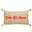 The Outdoor Edit Travellers Bazaar Summer Cushion - Cote D'Azure 