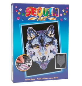 Sequin Art - Wolf