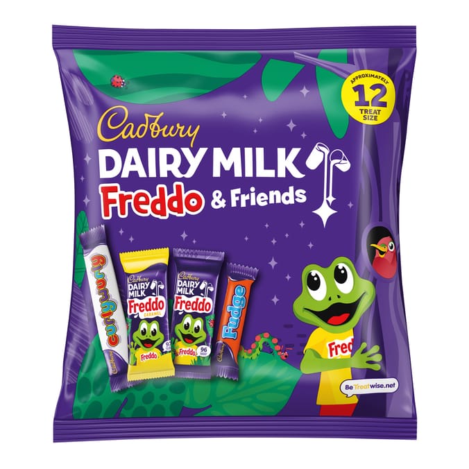 Cadbury Dairy Milk Freddo & Friends Treatsize Chocolate Bag 191g x2