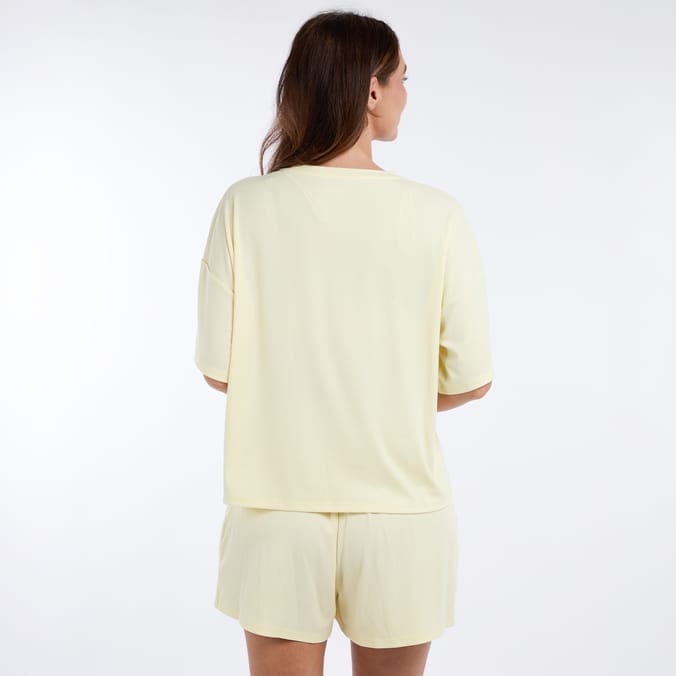Originals Yellow Ribbed Pyjamas