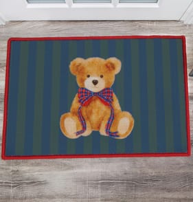 Festive Feeling Washable Door Mat - Bear