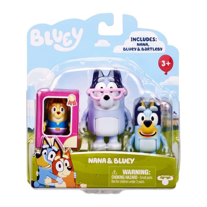 Bluey Nana & Bluey Figure Set