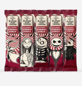  The Nightmare Before Christmas Halloween Choco Lolly 5 Pack