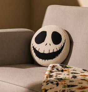 The Nightmare Before Christmas Face Cushion - Jack Skeleton