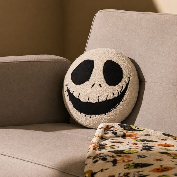 The Nightmare Before Christmas Face Cushion - Jack Skeleton