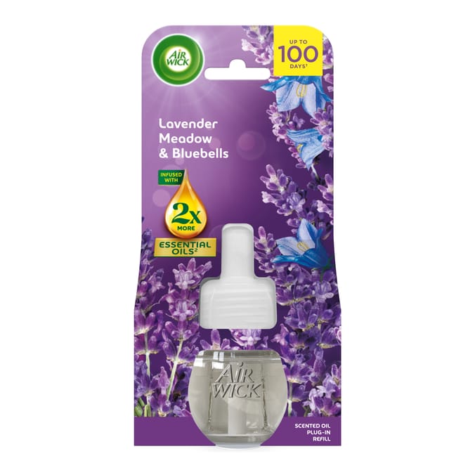 Air Wick Electrical Plug In Single Refill 19ml - Lavender Meadow & Bluebells