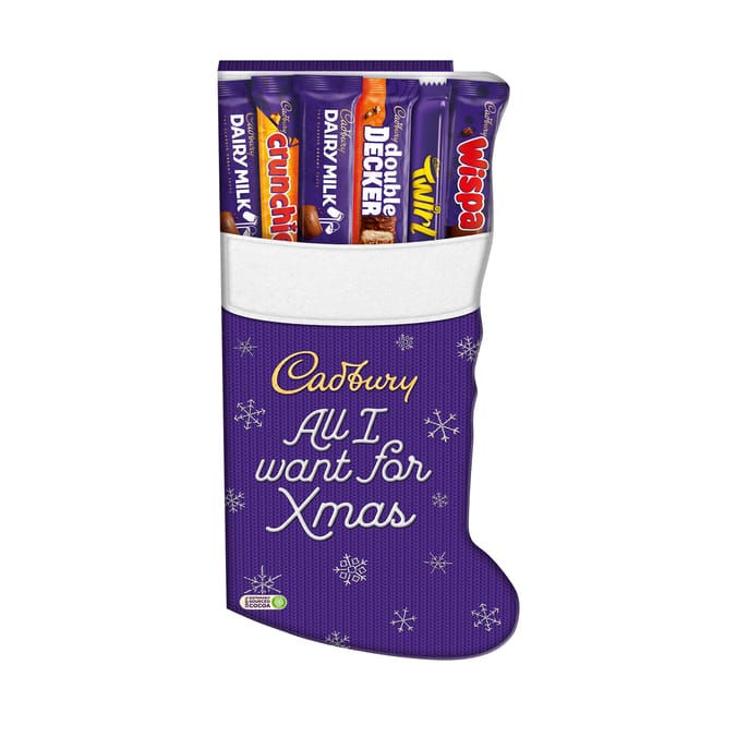 Cadbury Christmas Stocking Selection Box 179g x8