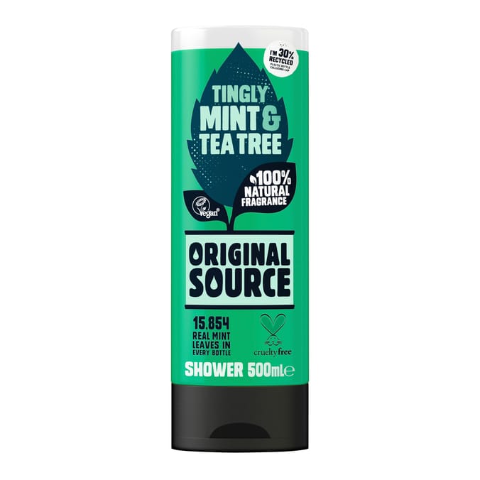 Original Source Shower Gel 500ml - Mint & Tea Tree Vegan