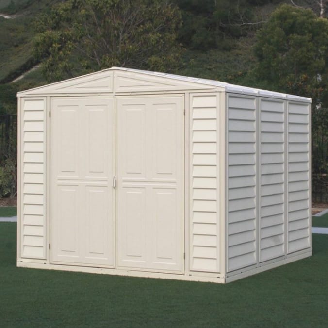 StoreMore Saffron Vinyl Shed with Foundation Kit 8x8ft