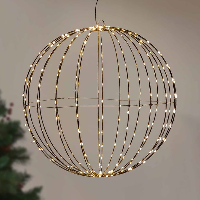 Prestige Mains Operated LED Metal Sphere 60cm