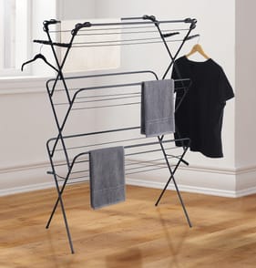 Home Solutions 3 Tier Extra Wide Airer - Black
